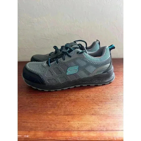 Skechers Work Women’s bulklin Memory Foam Comp Toe Safety Shoes Size 10 - Picture 7 of 11